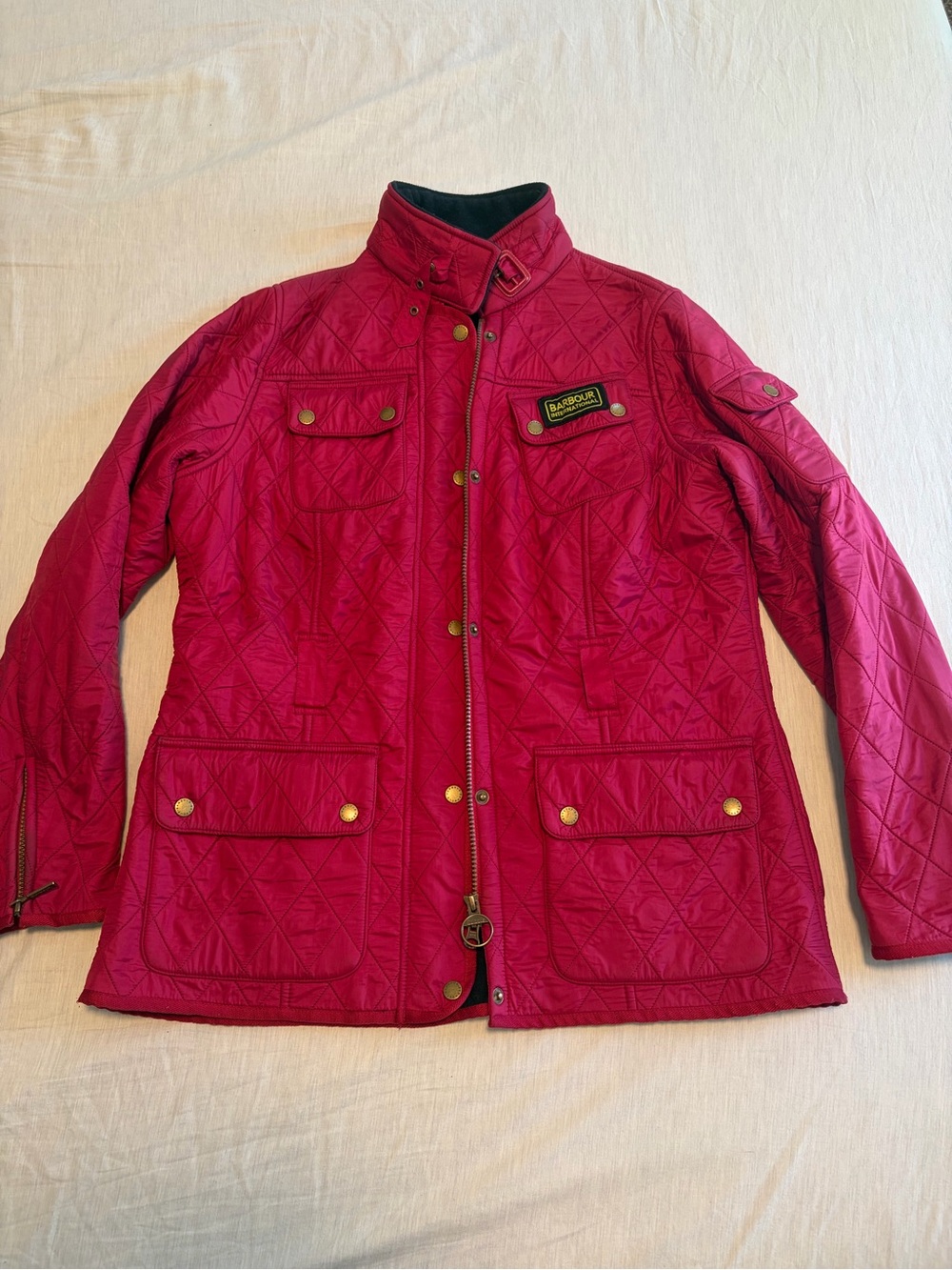 Barbour Quilted magenta Jacket